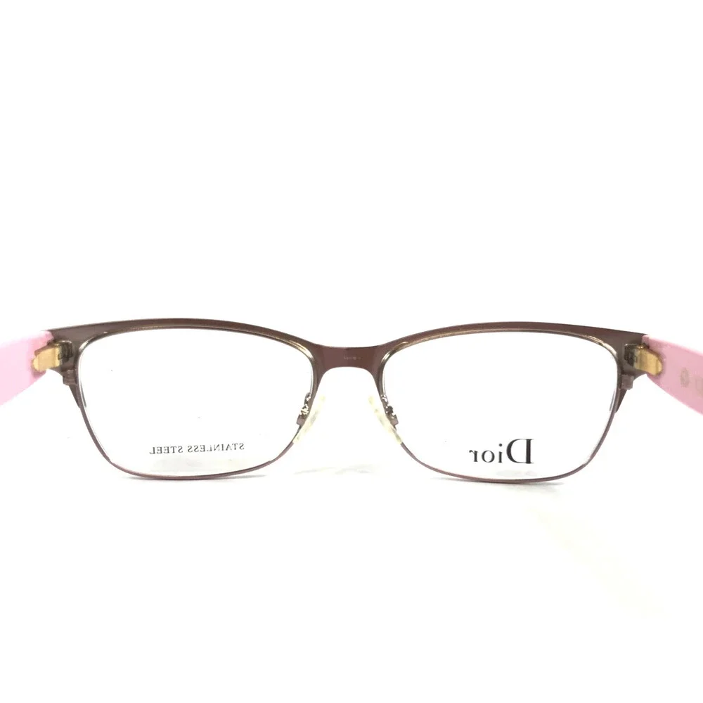 Christian Dior Eyeglasses Frame CD3782 NHW Black Pink Cat Eye Full Rim 54-16-145